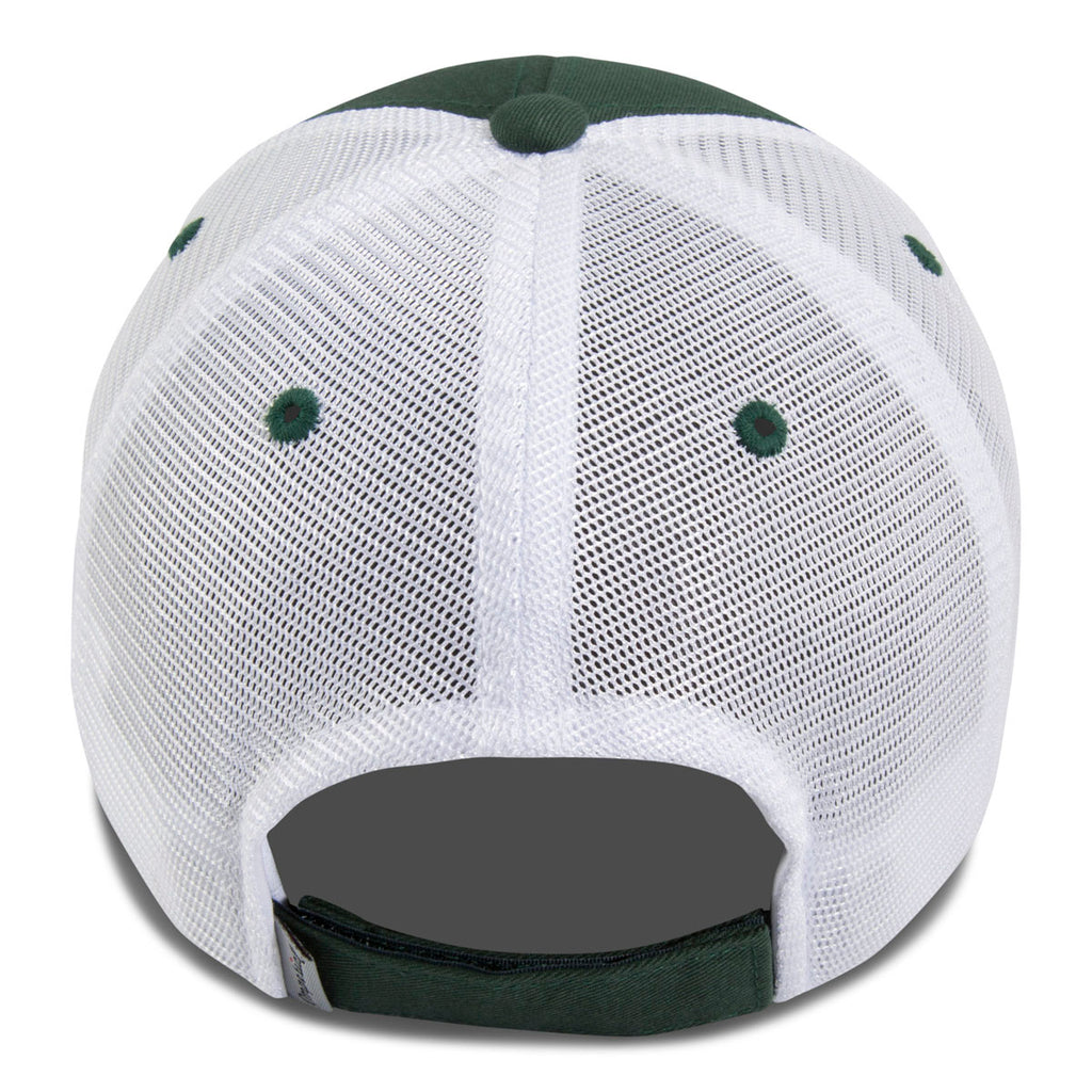 Paramount Apparel Dark Green/White Imperial Vintage Mesh Cap