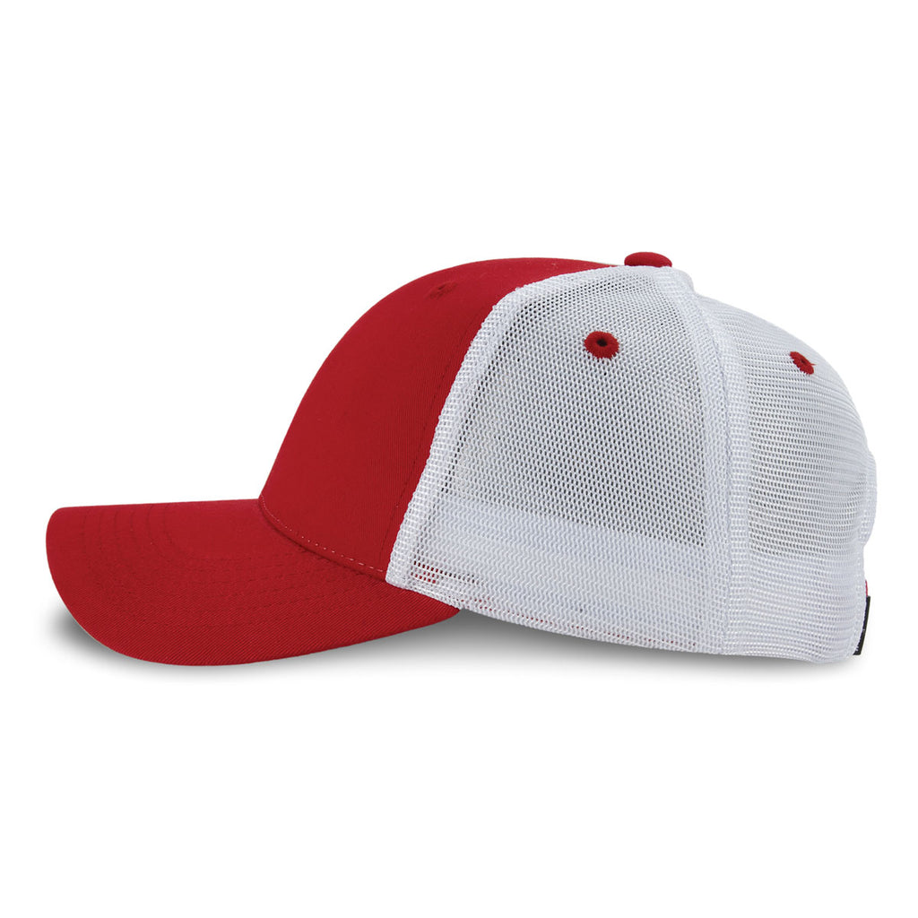 Paramount Apparel Red/White Imperial Vintage Mesh Cap