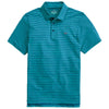 Vineyard Vines Men's Captains Blue Bradley Stripe Sankaty Performance Polo