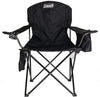 Coleman Black Oversized Quad Chair with Cooler