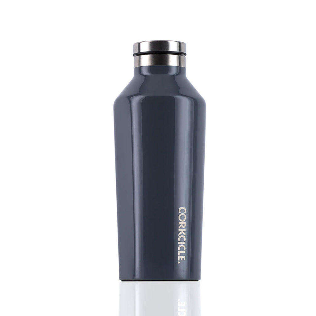 CORKCICLE. Gloss Graphite Canteen 9oz