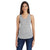 Threadfast Women's Silver Blizzard Jersey Racer Tank