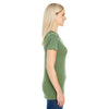 Threadfast Women's Vintage Grass Dye Short-Sleeve V-Neck T-Shirt