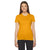 American Apparel Women's Gold Fine Jersey Short-Sleeve T-Shirt