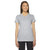 American Apparel Women's Heather Grey Fine Jersey Short-Sleeve T-Shirt