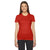 American Apparel Women's Orange Fine Jersey Short-Sleeve T-Shirt