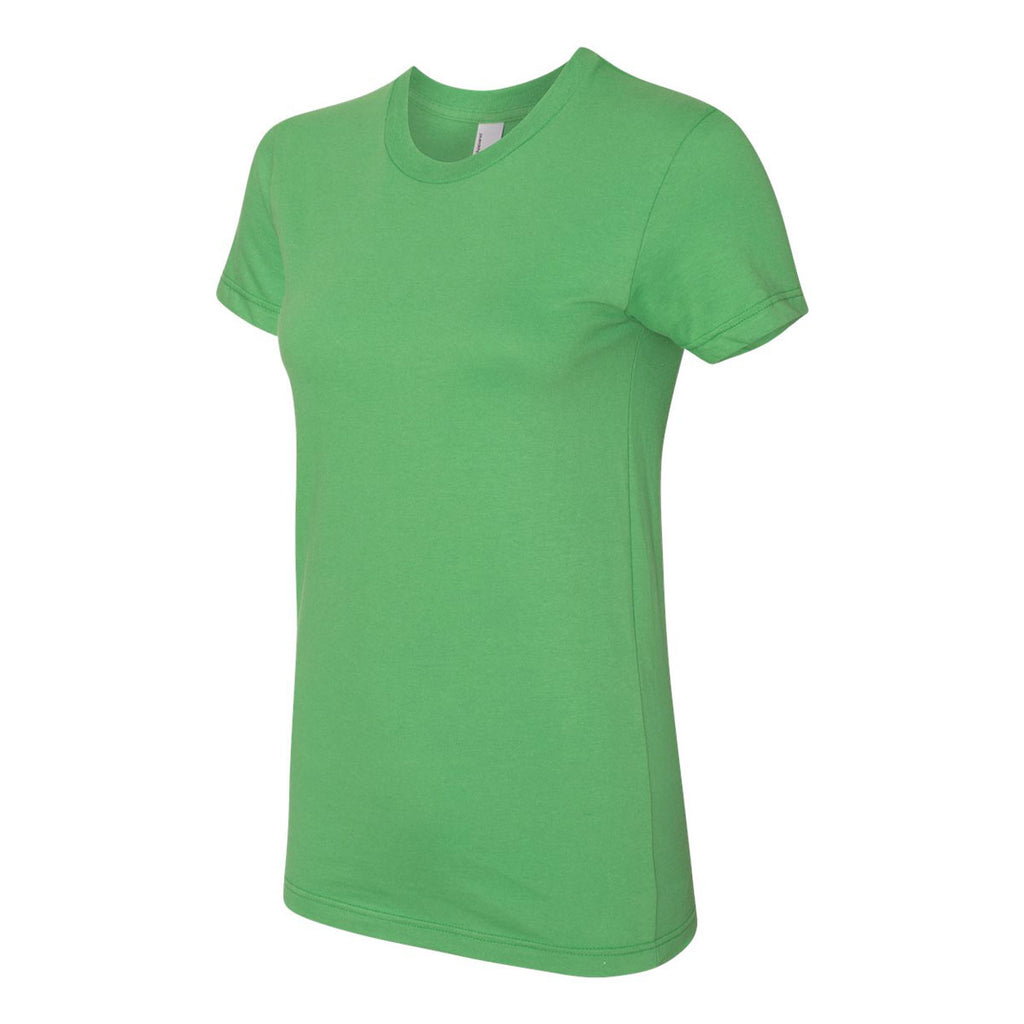 American Apparel Women's Grass Fine Jersey Short Sleeve T-Shirt