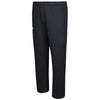 adidas Men's Black/White Fleece Pant