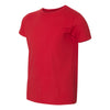 American Apparel Youth Red Fine Jersey Short Sleeve T-Shirt