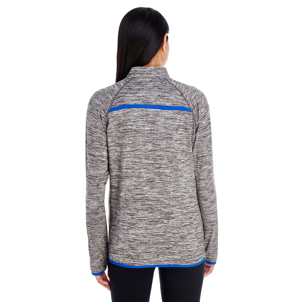 Holloway Women's Carbon Heather/Royal Force Training Top