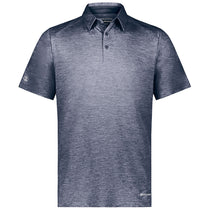 Holloway Men's Navy Heather Electrify Coolcore Polo