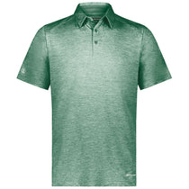 Holloway Men's Dark Green Heather Electrify Coolcore Polo