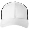 Puma Golf Bright White/Black Jersey Stretch-Fit Hat