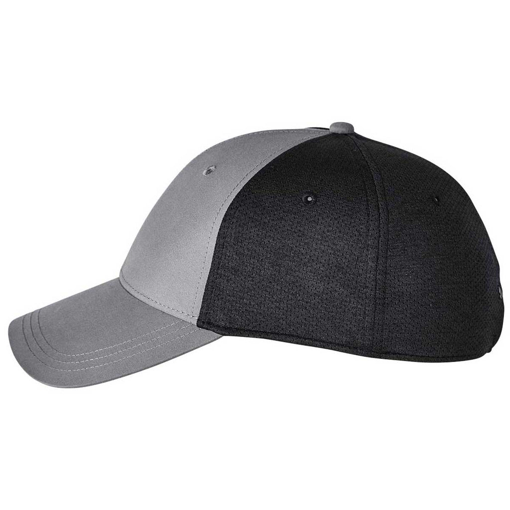 Puma Golf Quiet Shade/Black Jersey Stretch-Fit Hat