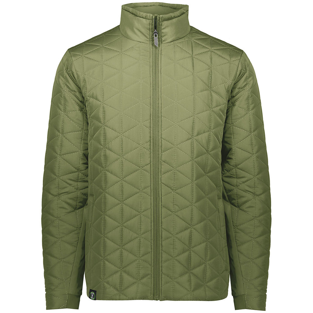 Holloway Men's Olive Repreve Eco Jacket