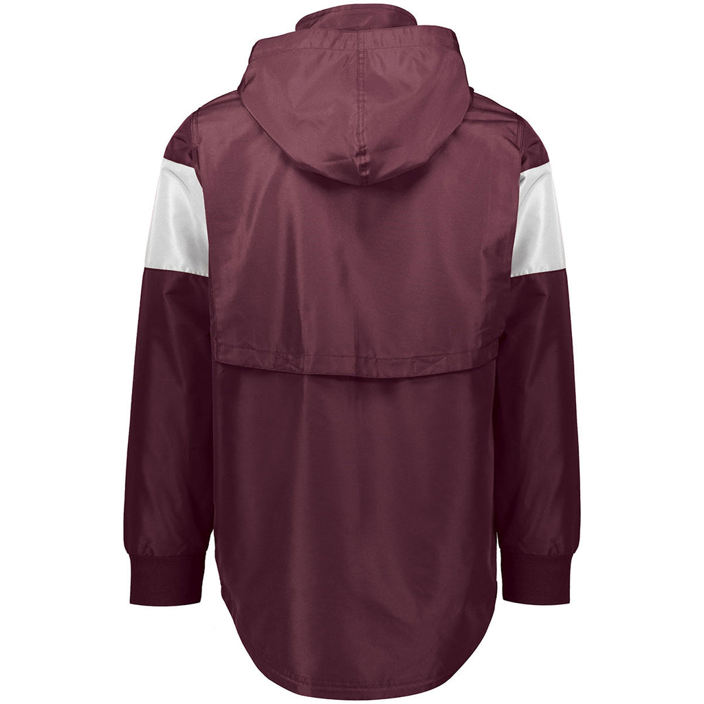 Holloway Unisex Maroon/White Potomac Jacket