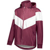 Holloway Unisex Maroon/White Potomac Jacket