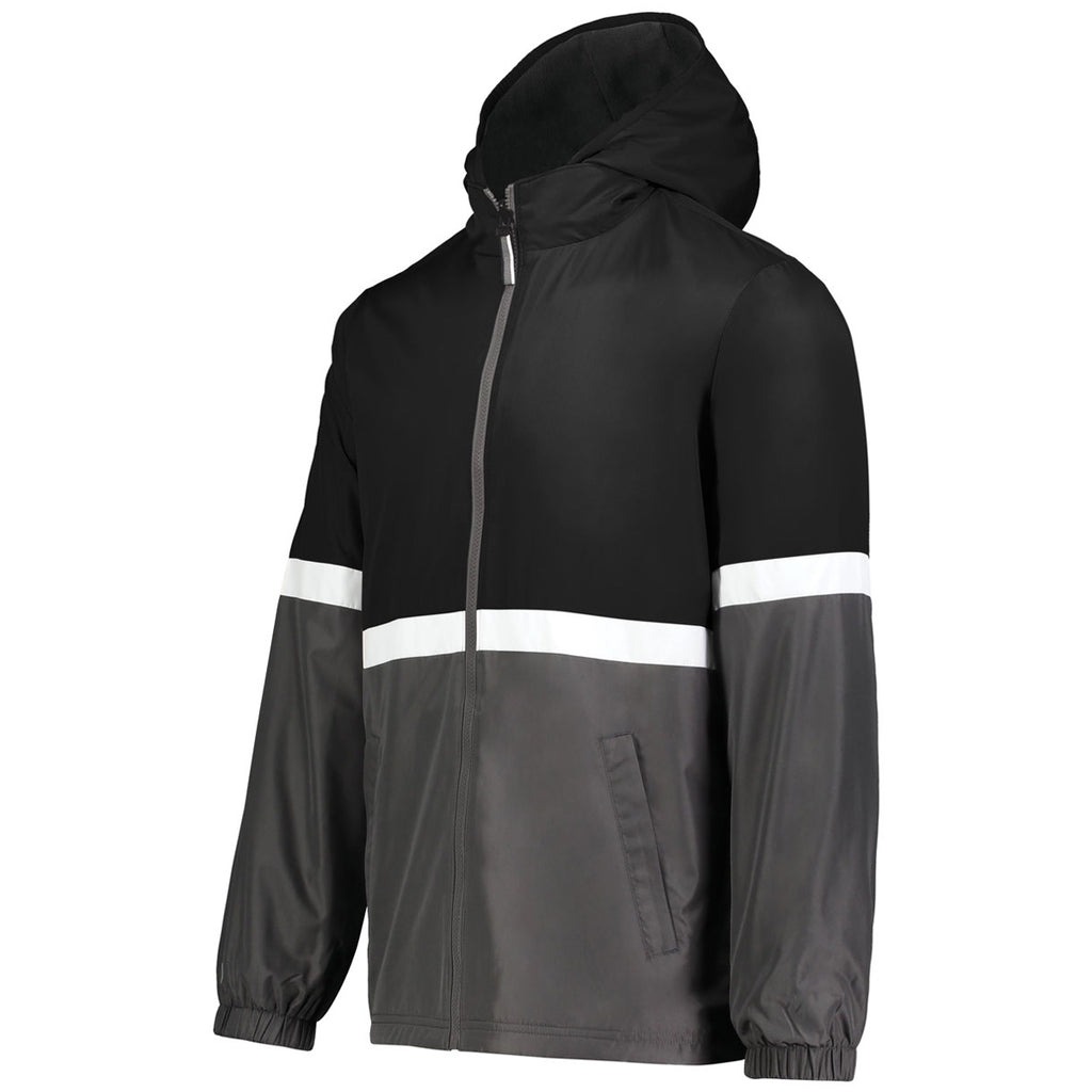 Holloway Men's Black/Carbon Turnabout Jacket