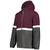 Holloway Men's Maroon/Carbon Turnabout Reversible Jacket