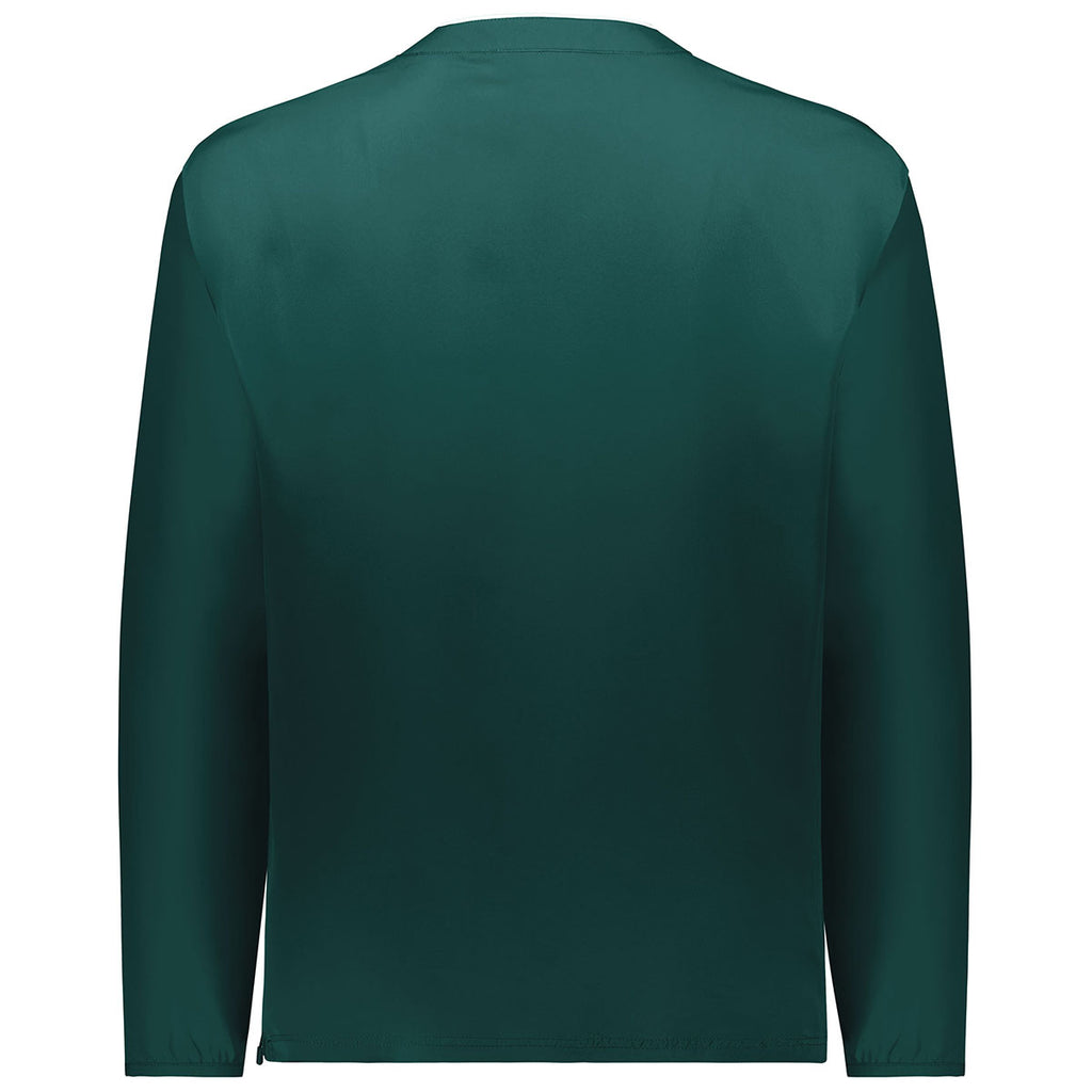 Holloway Men's Dark Green/White Clubhouse Pullover