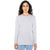 American Apparel Women's Heather Grey Fine Jersey Classic Long Sleeve