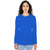 American Apparel Women's Royal Blue Fine Jersey Classic Long Sleeve