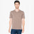 American Apparel Unisex Walnut Organic Fine Jersey Short-Sleeve V-Neck