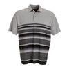 Vantage Men's Black Pro Fade Stripe Polo