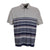 Vantage Men's Navy Pro Fade Stripe Polo