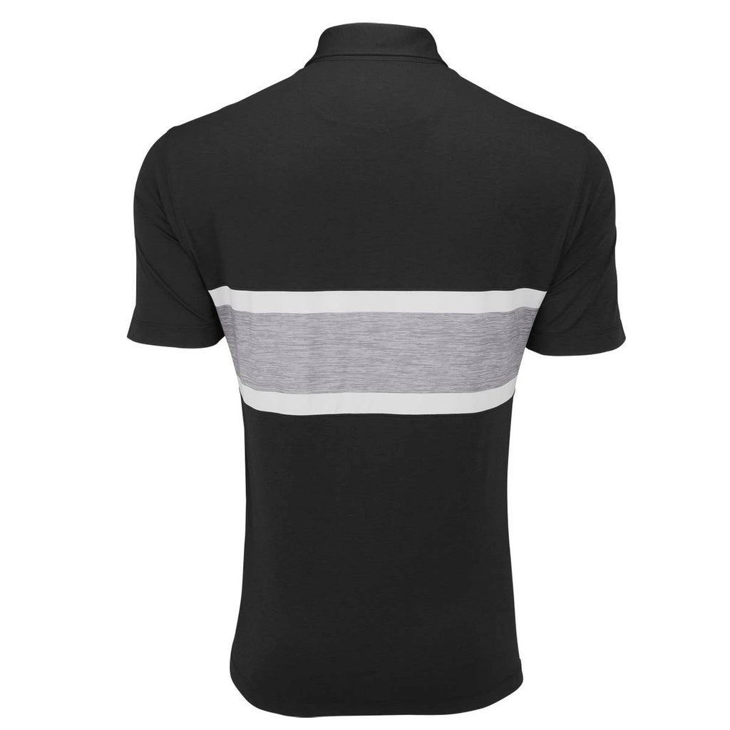 Vantage Men's Black Pro Banner Polo