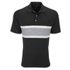 Vantage Men's Black Pro Banner Polo