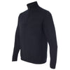 Weatherproof Men's Black Vintage Cotton Cashmere Quarter-Zip Sweater