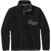 Patagonia Men's Black/Forge Grey Lightweight Synchilla Snap-T Fleece Pullover