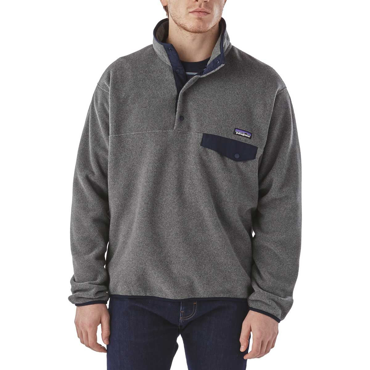 Patagonia Synchilla Snap-T Pullover Fleece - Oatmeal Heather Beige