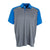 Vantage Men's Royal/Charcoal Heather Two-Tone Polo