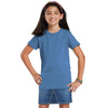 LAT Girl's Carolina Blue Fine Jersey T-Shirt