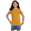 LAT Girl's Gold Fine Jersey T-Shirt
