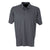 Vantage Men's Dark Grey Micro-Waffle Mesh Polo