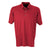 Vantage Men's Sport Red Micro-Waffle Mesh Polo