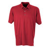 Vantage Men's Sport Red Micro-Waffle Mesh Polo