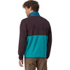 Patagonia Men's Belay Blue Microdini 1/2-Zip Fleece Pullover