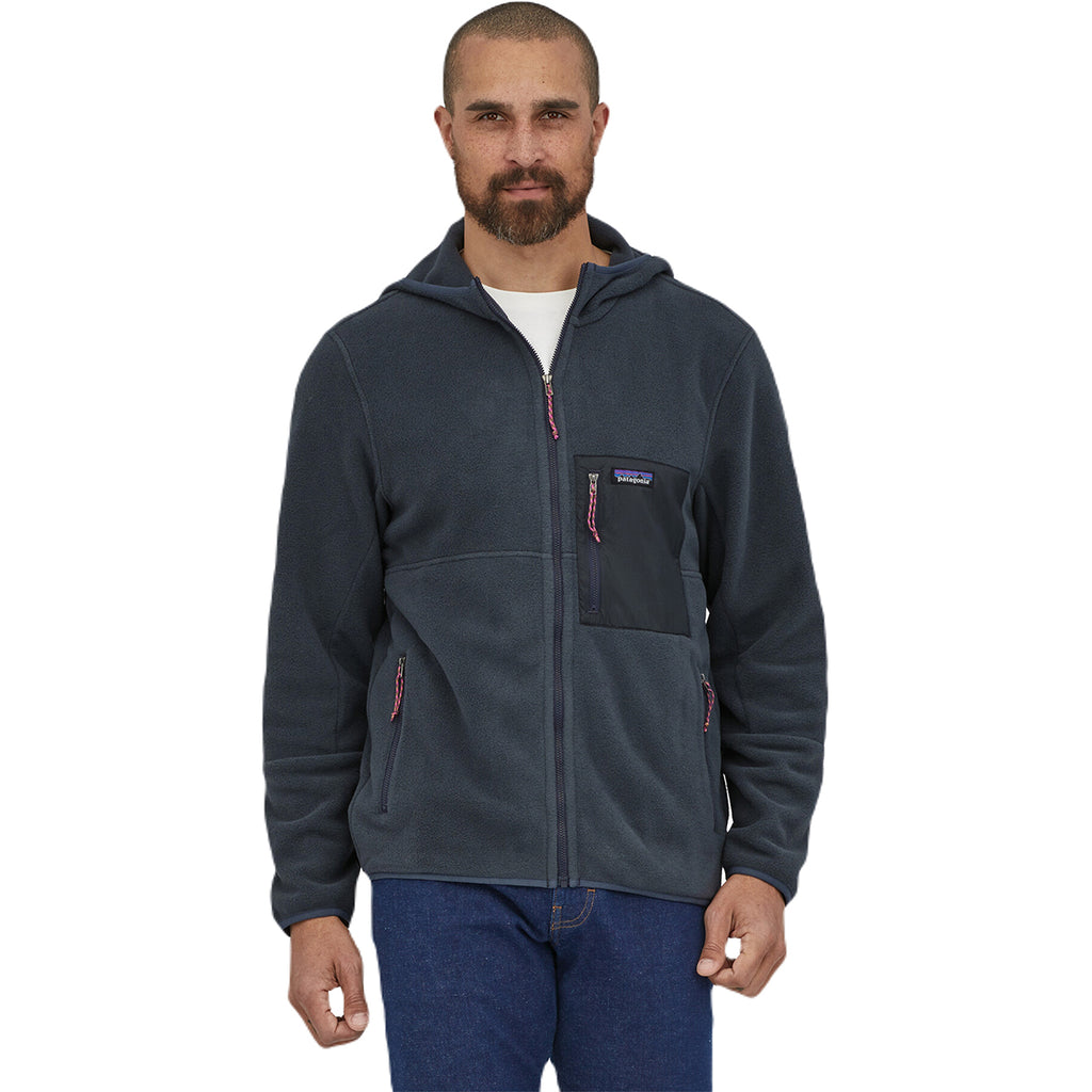 Patagonia Men's Pitch Blue Microdini Fleece Hoody