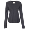 Weatherproof Women's Charcoal Heather Cotton Cashmere V-Neck Sweater