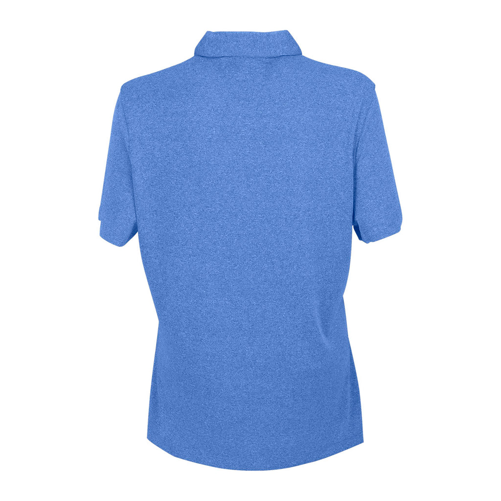 Vantage Women's Blue Heather Micro Melange Polo