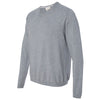 Weatherproof Men's Medium Grey Heather Vintage Cotton Cashmere V-Neck Sweater