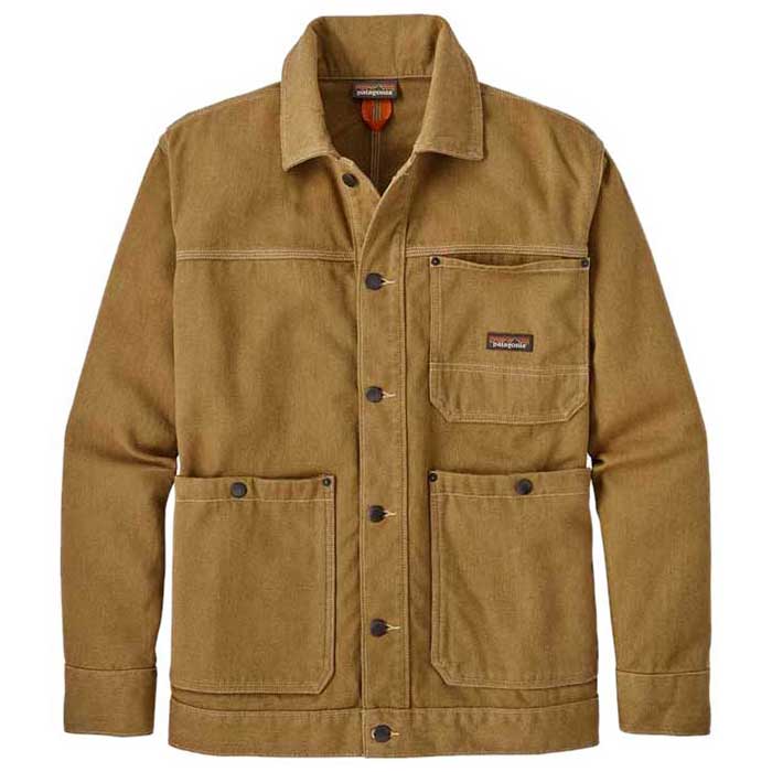 Patagonia Men's Coriander Brown Iron Forge Hemp Canvas Chore Coat