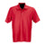 Vantage Men's Real Red Textured Stripe Polo