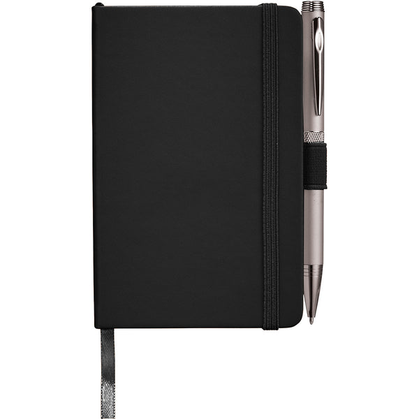 JournalBooks Black Nova Pocket Bound Notebook (pen sold separately)