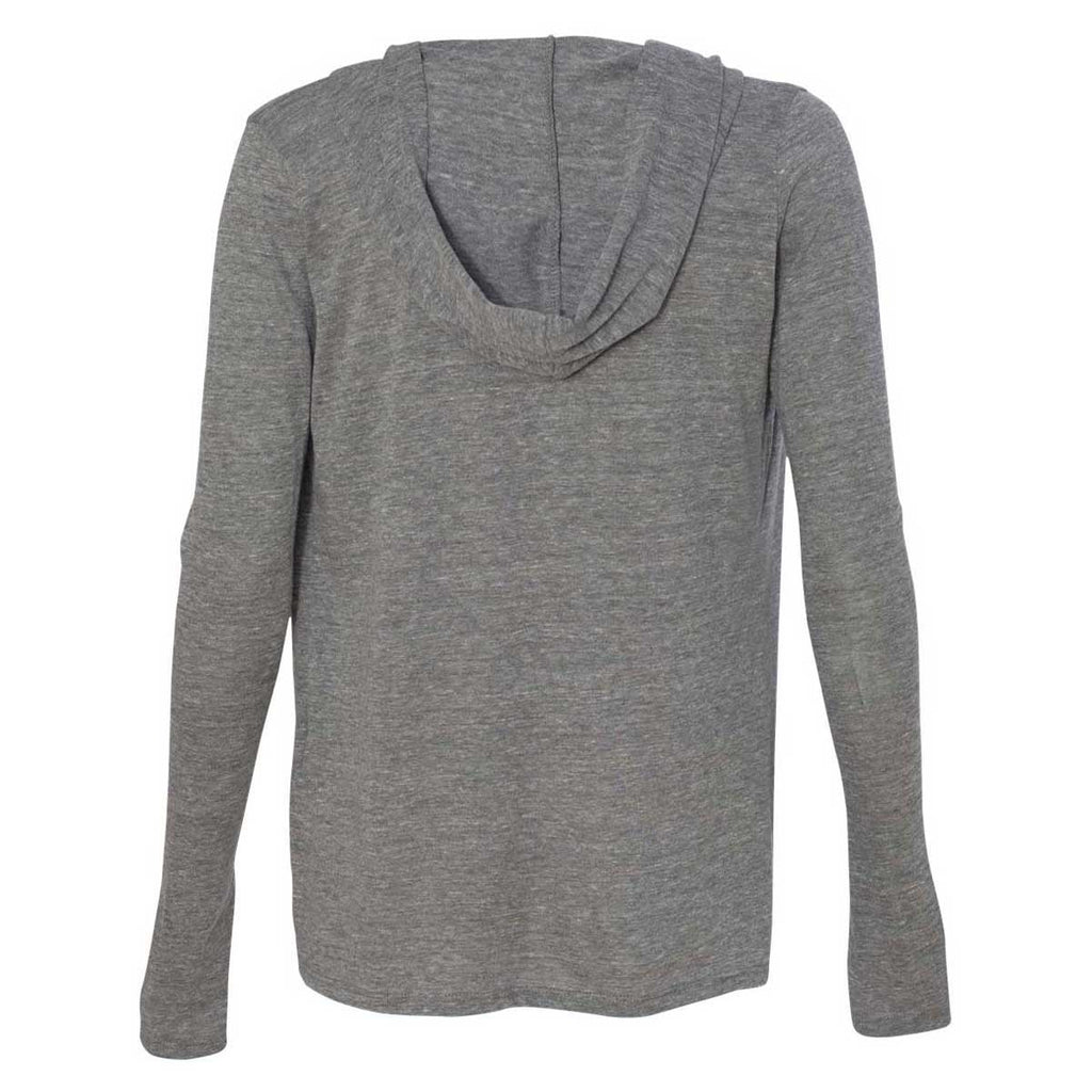 Alternative Apparel Women's Eco Grey Jersey Hooded Warm-Up Wrap