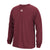 adidas Men's Collegiate Burgundy Performance Long-Sleeve Climalite Tee